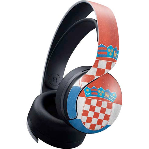 Croatia Flag Distressed PlayStation PS5 Skins